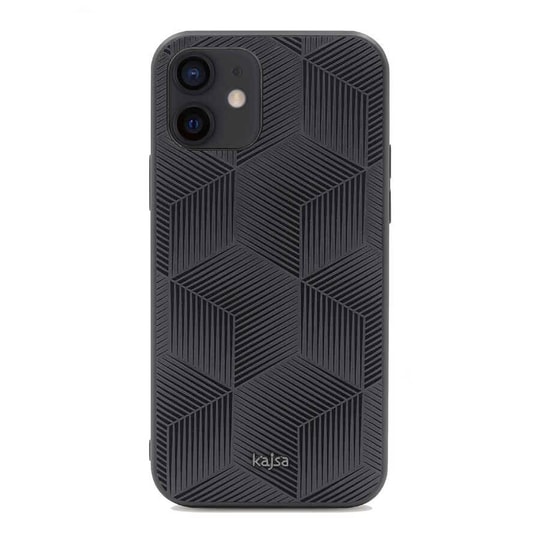 Apple iPhone 12 Kılıf Kajsa Splendid Serisi 3D Cube Kapak
