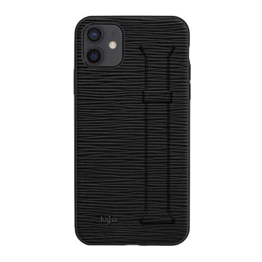Apple iPhone 12 Kılıf Kajsa Wave Pattern Handstrap Kapak