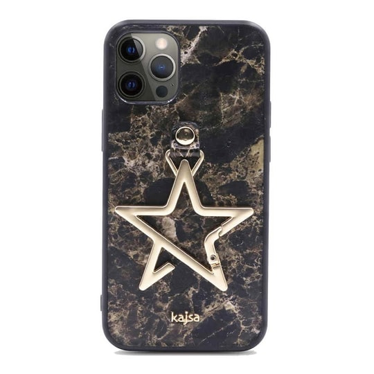 Apple iPhone 12 Pro Max Kılıf Kajsa Starry Serisi Marble Kapak