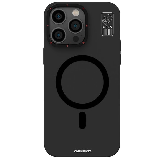 Apple iPhone 13 Pro Kılıf M-safe Şarj Özellikli Standlı YoungKit Hermit Bracket Serisi Kapak