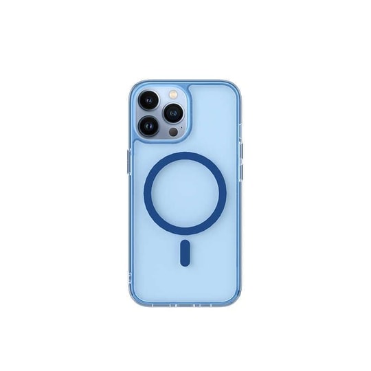 Apple iPhone 13 Pro Wiwu M-safe Şarj Özellikli Lens Korumalı Şeffaf Silikon Kapak