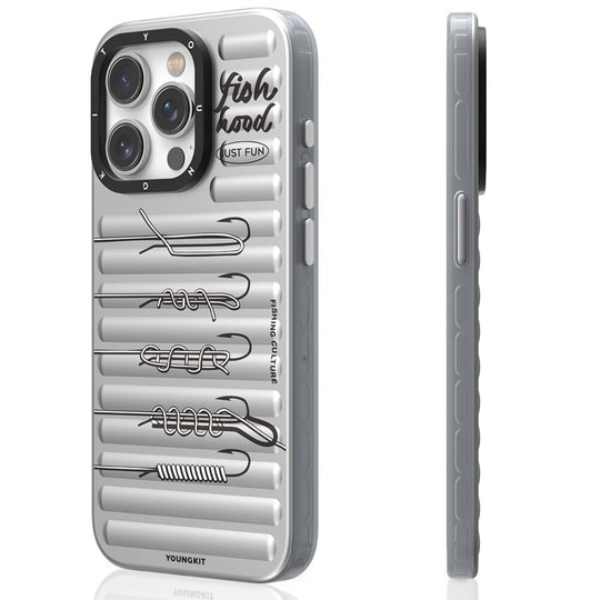 Apple iPhone 14 Pro Kılıf M-safe Şarj Özellikli Youngkit Fishing Serisi Kapak