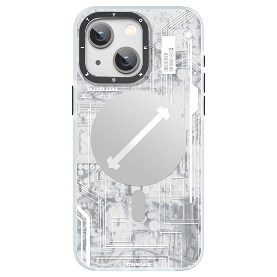 Apple iPhone 15 Plus Kılıf M-safe Şarj Özellikli YoungKit Technology Serisi Kapak