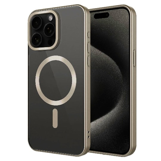 Apple iPhone 15 Pro Kılıf Mat Tasarımlı M-safe Wireless Şarj Özellikli Zore Mat Setro Kapak