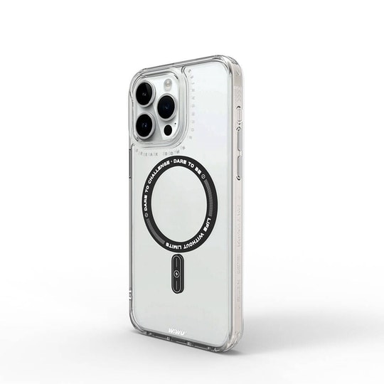 Apple iPhone 15 Pro Max Kılıf M-safe Şarj Özellikli Wiwu Basic Color J Serisi Kapak