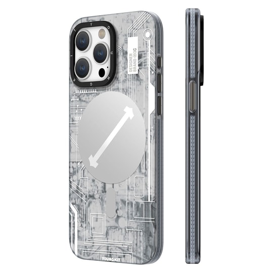 Apple iPhone 15 Pro Max Kılıf M-safe Şarj Özellikli YoungKit Technology Serisi Kapak