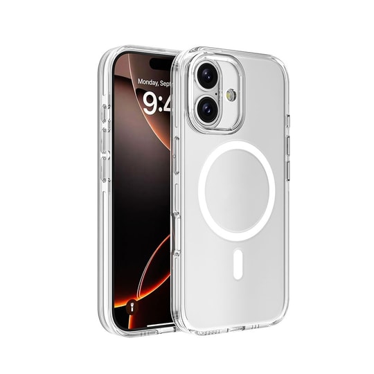 Apple iPhone 16 Kılıf M-safe Şarj Özellikli Kamera Korumalı Zore Kripto Kapak