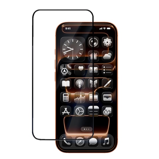 Apple iPhone 16 Mohseven M6 HD Temperli Cam Ekran Koruyucu + Kolay Uygulama Aparatı