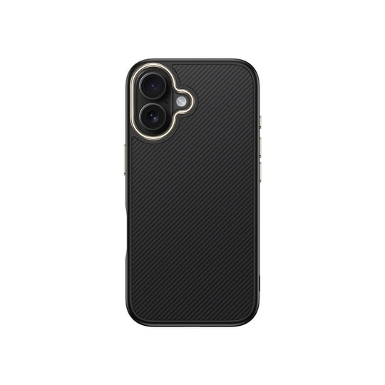 Apple iPhone 16 Plus Kılıf M-safe Şarj Özellikli Karbon Fiber Görünümlü Zore Antina Kapak