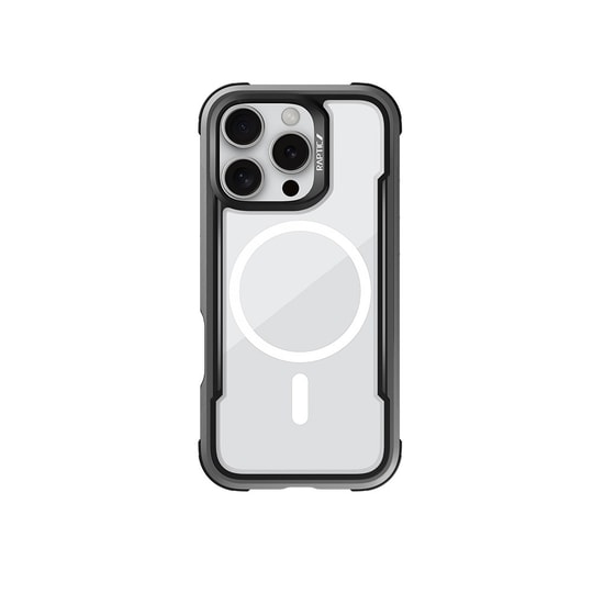 Apple iPhone 16 Pro Kılıf M-safe Şarj Özellikli Airbagli Raptic Shield Serisi Şeffaf Arka Yüzey Kapak