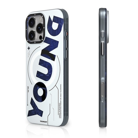 Apple iPhone 16 Pro Kılıf M-safe Şarj Özellikli Airbagli Çift Katmanlı Youngkit Future Serisi Kapak