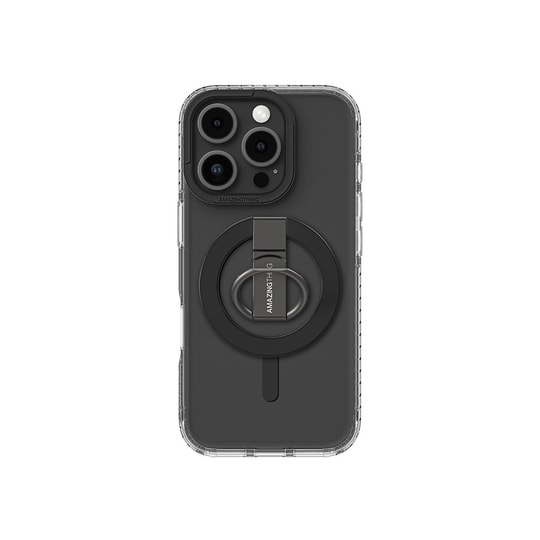 Apple iPhone 16 Pro Kılıf M-safe Şarj Özellikli Yüzük Standlı Amazingthing Titan Pro Serisi Kapak