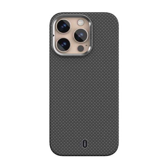 Apple iPhone 16 Pro Kılıf Wiwu DCC-208 M-safe Şarj Özellikli Kamera Standlı Aramid Fiber Tasarım Kapak
