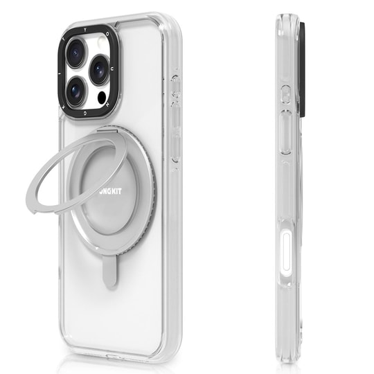 Apple iPhone 16 Pro Max Kılıf M-safe Şarj Özellikli Parmak Ring Standlı Youngkit Pivot Serisi Kapak