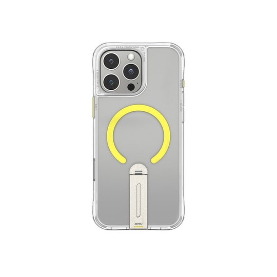 Apple iPhone 16 Pro Max Kılıf M-safe Şarj Özellikli 360 Derece Dönebilen Standlı Skinarma Helix Kapak