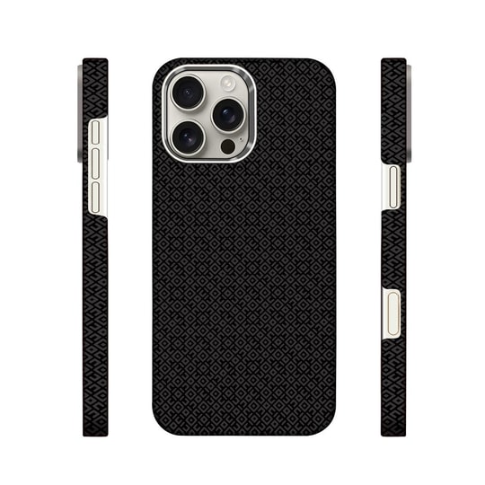 Apple iPhone 16 Pro Max Kılıf M-Safe Şarj Özellikli Zore Paris Vax Sert PC Kapak