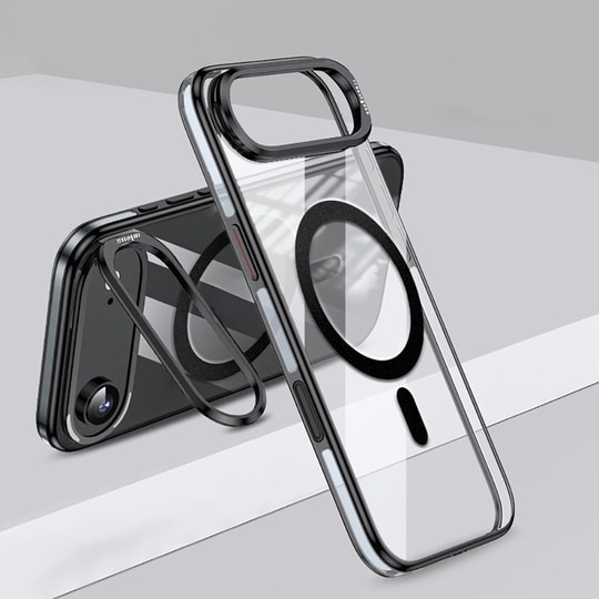 Apple iPhone 17 Air Kılıf M-safe Şarj Özellikli Wlons Standlı Efsane Kapak