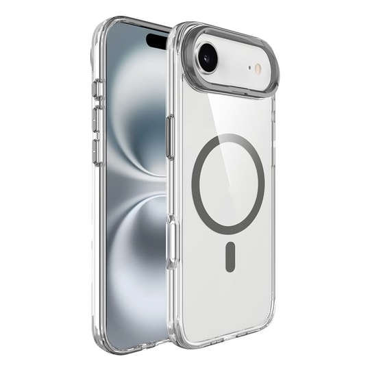 Apple iPhone 17 Air Kılıf M-safe Şarj Özellikli Airbagli Kamera Standlı Zore Azor Kapak