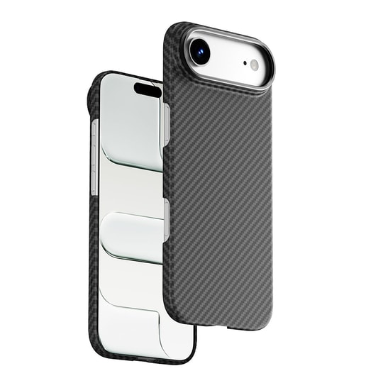 Apple iPhone 17 Air Kılıf M-safe Şarj Özellikli Kamera Standlı Wiwu DCC-206 Aramid Air Kapak