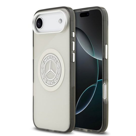 Apple iPhone 17 Air Kılıf Mercedes Benz Orjinal Lisanslı M-safe Şarj Özellikli Çift Katmanlı PC Nostaljik Yıldız Dizayn Kapak