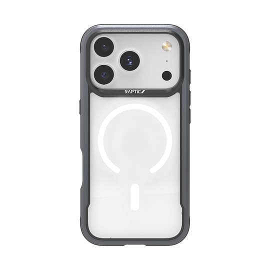 Apple iPhone 17 Pro Kılıf M-safe Şarj Özellikli Airbagli Raptic Shield Serisi Şeffaf Arka Yüzey Kapak