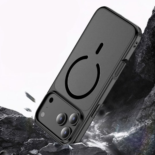 Apple iPhone 17 Pro Kılıf M-safe Şarj Özellikli 1500D Aramid Fiber Amazingthing Titan Max Serisi Kapak