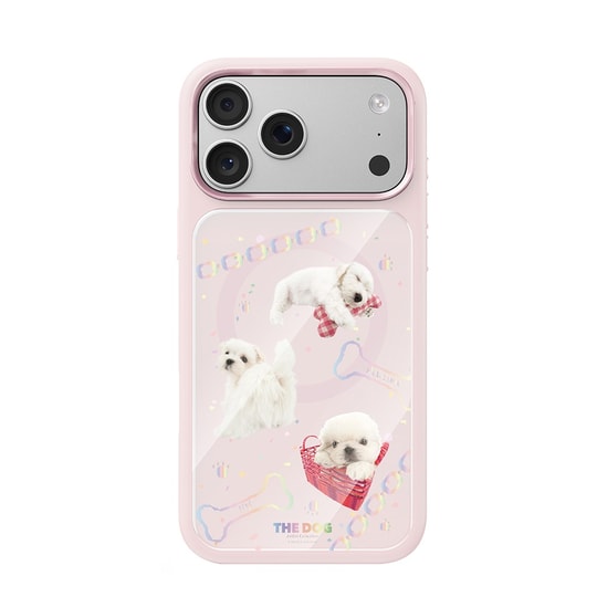 Apple iPhone 17 Pro Kılıf M-safe Şarj Özellikli 3D Baskılı Tasarım Mutural The Dog Serisi Kapak