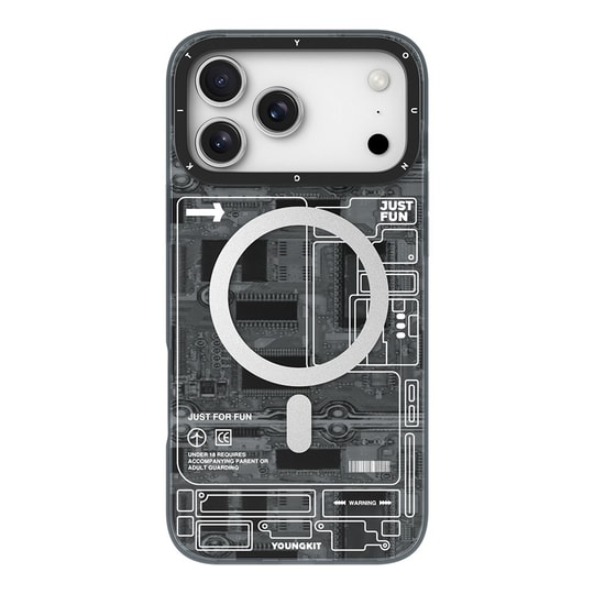 Apple iPhone 17 Pro Kılıf M-safe Şarj Özellikli Kamera Denetim Butonlu Youngkit Technology Serisi Kapak