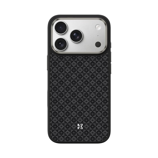 Apple iPhone 17 Pro Kılıf M-Safe Şarj Özellikli Benks ArmorPro ArmorGrid Serisi Kevlar Kapak