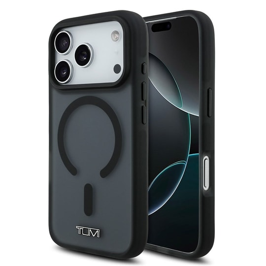Apple iPhone 17 Pro Kılıf TUMI Orjinal Lisanslı M-safe Şarj Özellikli Buzlu Transparan Kapak