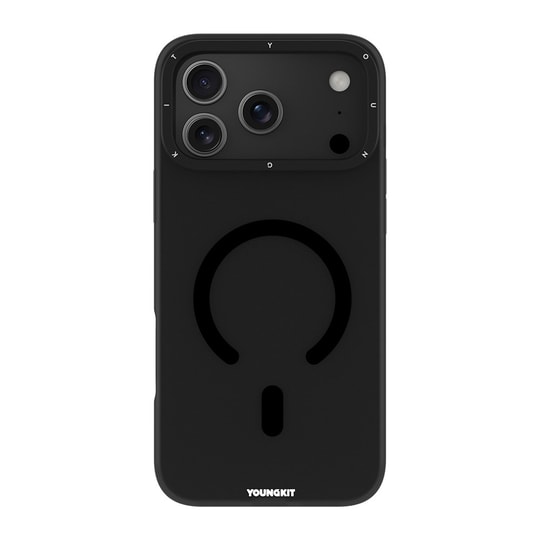 Apple iPhone 17 Pro Max Kılıf M-safe Şarj Özellikli Youngkit Hidden Sand Serisi Kapak