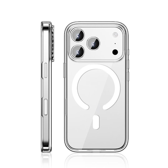 Apple iPhone 17 Pro Max Kılıf M-safe Şarj Özellikli Transparan Sert PC Wlons Pita Kapak