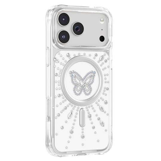 Apple iPhone 17 Pro Max Kılıf M-Safe Şarj Özellikli Zore Paris Mova Sert PC Kapak