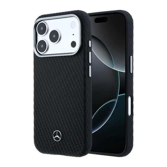 Apple iPhone 17 Pro Max Kılıf Mercedes Benz Orjinal Lisanslı M-safe Şarj Özellikli 3D Metal Logolu Wrap Wood Deri Kapak