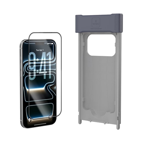Apple iPhone 17 Wiwu GT-032 Glass Ultra Serisi 3D Polarize Ekran Koruyucu Cam + Kolay Uygulama Aparatı