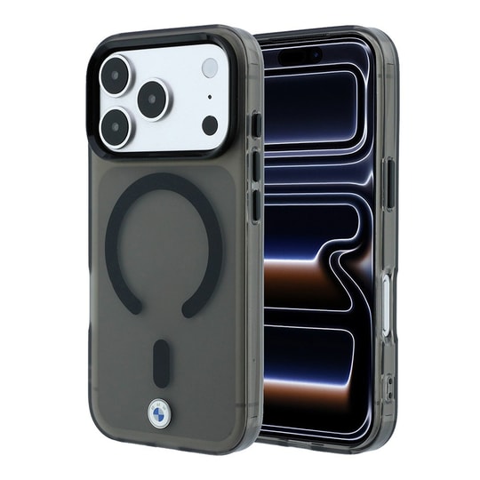 Apple iPhone 18 Pro Kılıf BMW Orjinal Lisanslı M-safe Şarj Özellikli Metal Logolu Buzlu IML Baskılı Kapak