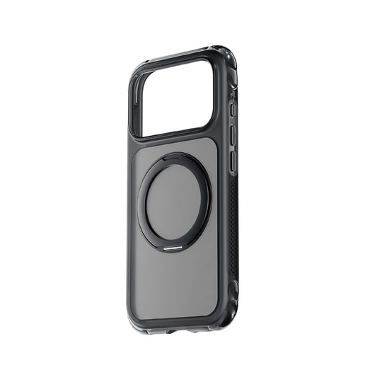 Apple iPhone 18 Pro Kılıf Lenyes Air Bumper Serisi M-safe Şarj Özellikli Airbag Tasarımlı Standlı Kapak