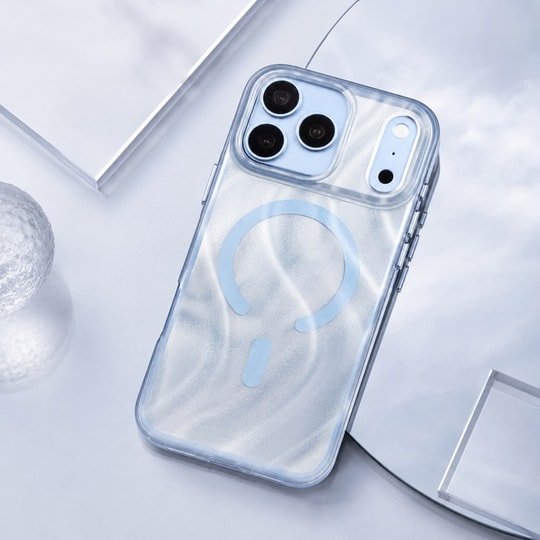 Apple iPhone 18 Pro Kılıf M-safe Şarj Özellikli Mutural Glow Desert Serisi Kapak