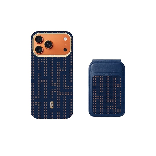 Apple iPhone 18 Pro Kılıf Raptic 2in1 Bundle Kit Aramid Skin Grid Serisi Kartlık ve Karbon Kapak