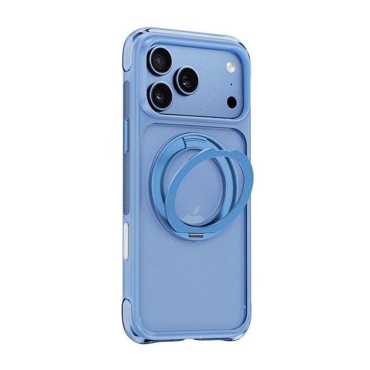 Apple iPhone 18 Pro Kılıf Wiwu AG-203 AeroGuard Ultra Serisi M-safe Şarj Özellikli Airbag Tasarımlı Standlı Kapak