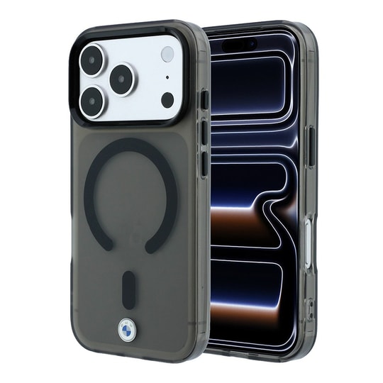 Apple iPhone 18 Pro Max Kılıf BMW Orjinal Lisanslı M-safe Şarj Özellikli Metal Logolu Buzlu IML Baskılı Kapak