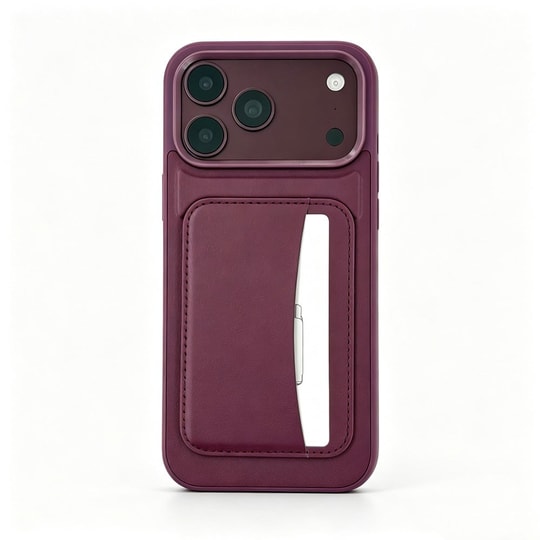 Apple iPhone 18 Pro Max Kılıf Kartlıklı Zore X-Kart Silikon Kapak