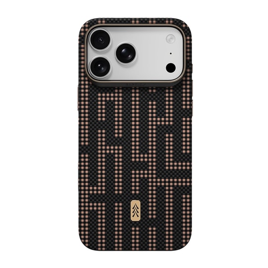 Apple iPhone 18 Pro Max Kılıf M-safe Şarj Özellikli Raptic Aramid Dual Ultra Grid Serisi Karbon Kapak