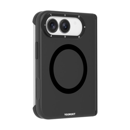 Apple iPhone Duo Kılıf M-safe Şarj Özellikli Youngkit Hidden Sand Serisi Kapak