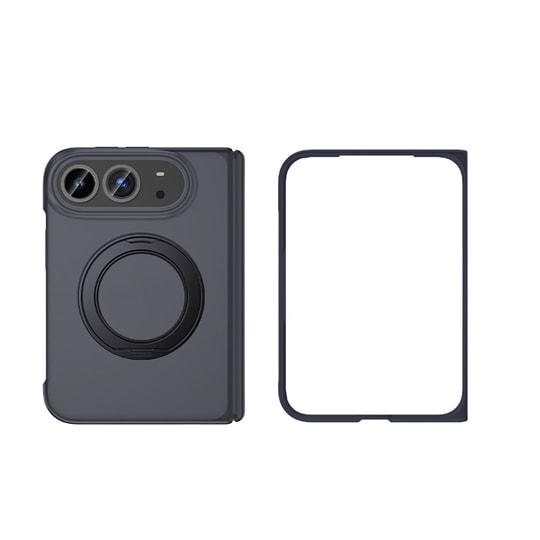 Apple iPhone Duo Kılıf M-safe Şarj Özellikli Arkası Mat Sert PC Wlons Vena Standlı Kapak