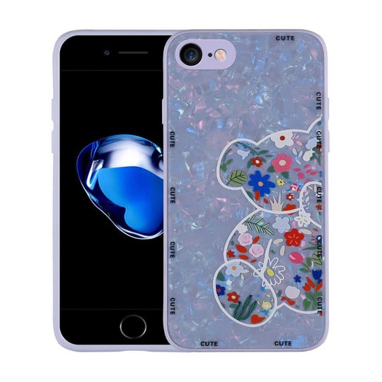 Apple iPhone SE 2020 Kılıf Desenli Sert Silikon Zore Mumila Kapak