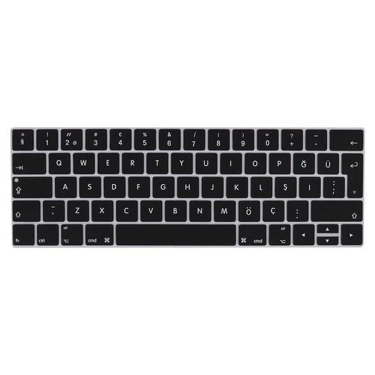 Apple Macbook 15' Pro 2017 A1707 Zore Klavye Koruyucu Silikon Ped
