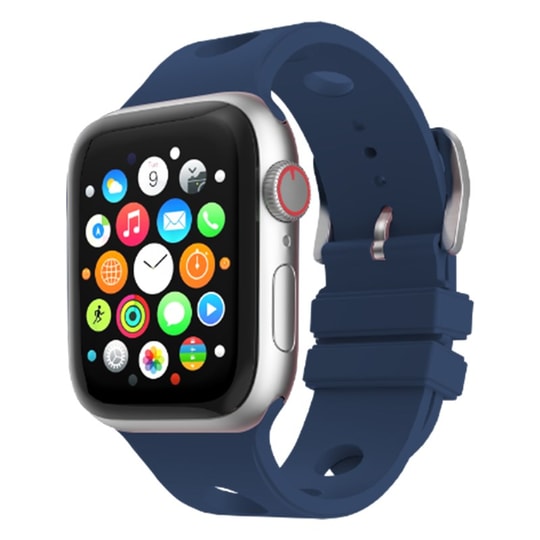 Apple Watch 10 42mm Delikli Tasarım Zore KRD-147 Silikon Kordon