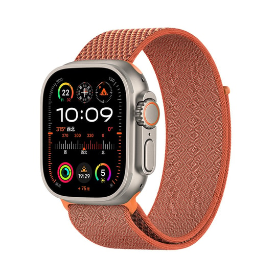 Apple Watch 10 46mm Kordon Wiwu WB501 CloudFlex Serisi Hasır Örgü Strap Kayış