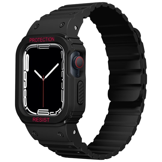 Apple Watch 38mm Zore KRD-142 Airbag Tasarımlı Kasa Koruyuculu Silikon Kordon